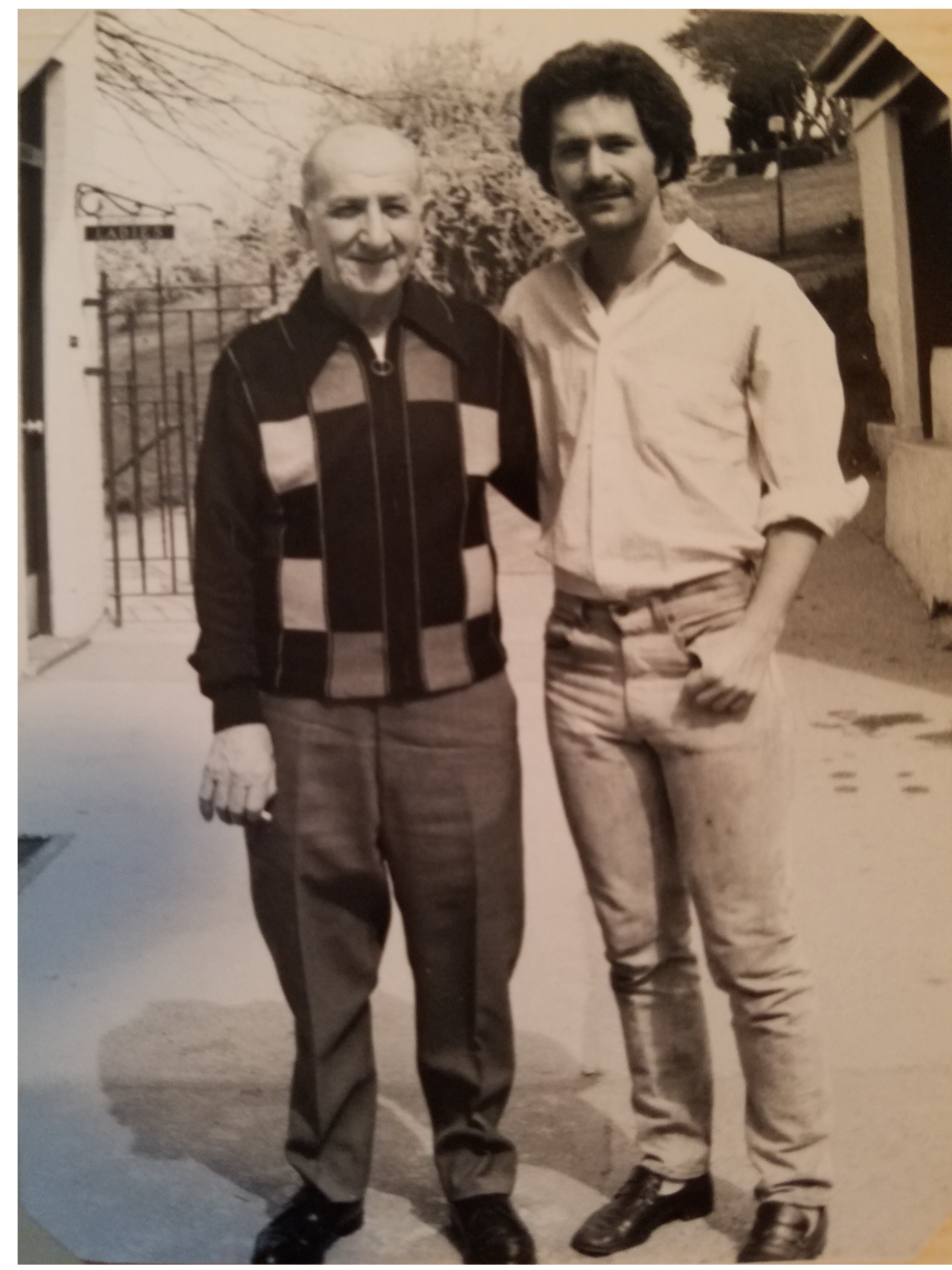 Alan, with father Harold